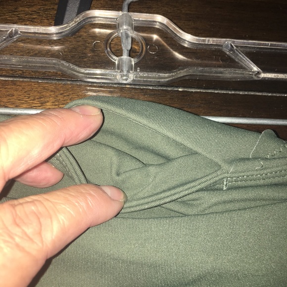 Large-Free People Movement High Rise 7/8 Genesis Secret Moss Green Leggings - Picture 13 of 17